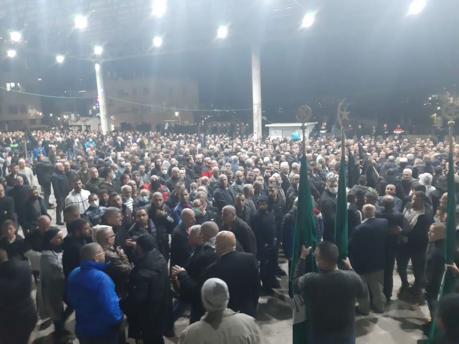 دير الاسد: تشييع جثماني حافظ وأحمد صنع الله ضحايا جريمة القتل 